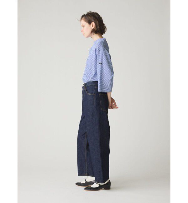 MidiUmi「MidiUmi ハイウエストワイドストレートデニム」|その他|