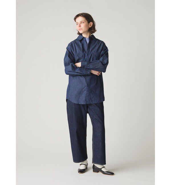 MidiUmi「MidiUmi ハイウエストワイドストレートデニム」|その他|