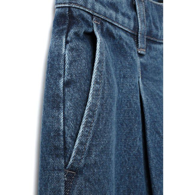 mizuiro ind「mizuiro ind ワイドデニムスラックス」|その他|