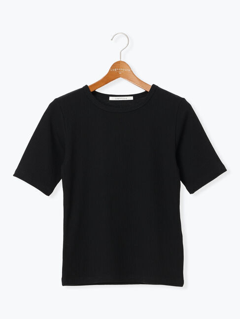 Lugnoncure「【抗菌防臭】クルーネックリブTシャツ」|Tシャツ・カットソー|