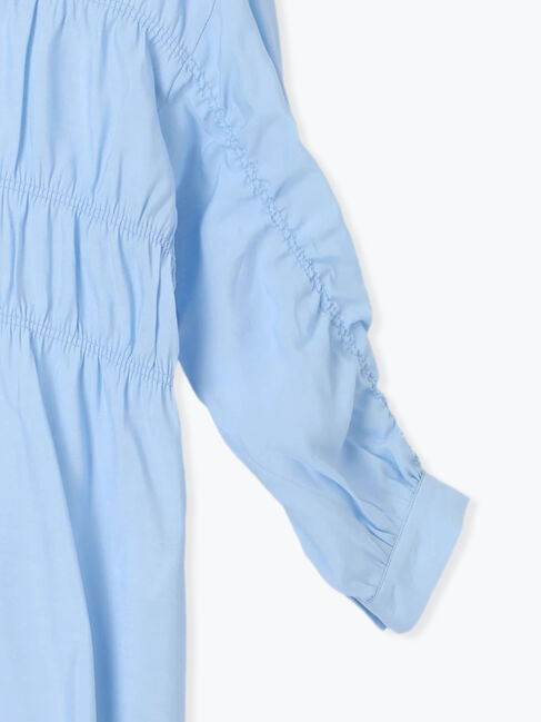 Lugnoncure「シャーリングバンドカラーシャツ」|シャツ・ブラウス|