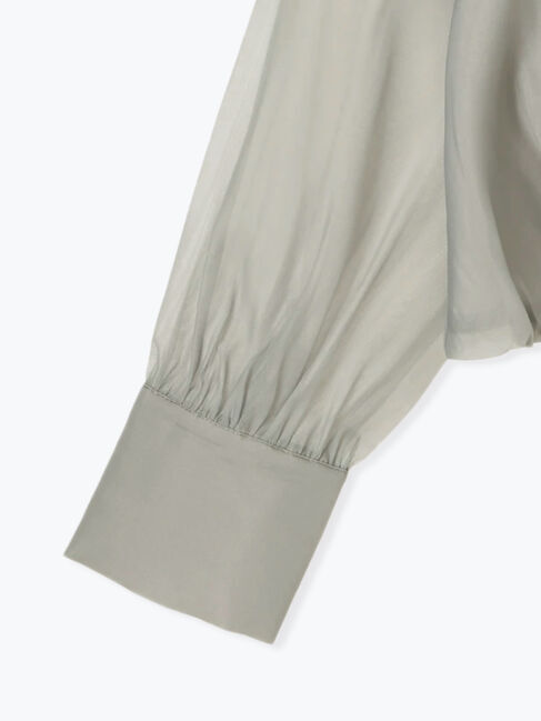 Te chichi TERRASSE「バルーンヘムクロップドシャツ」|シャツ・ブラウス|