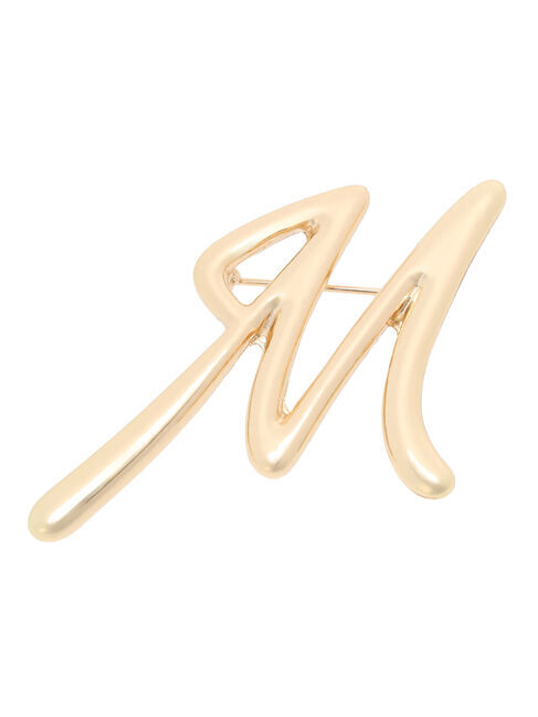 Te chichi「イニシャルブローチM」|その他|