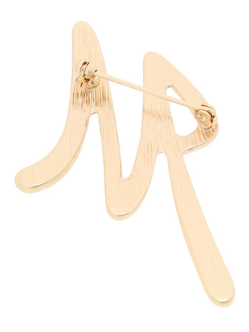 Te chichi「イニシャルブローチM」|その他|