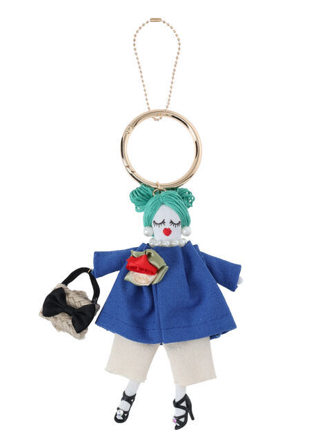 Te chichi「ローズガールバッグチャーム」|その他|ブルー