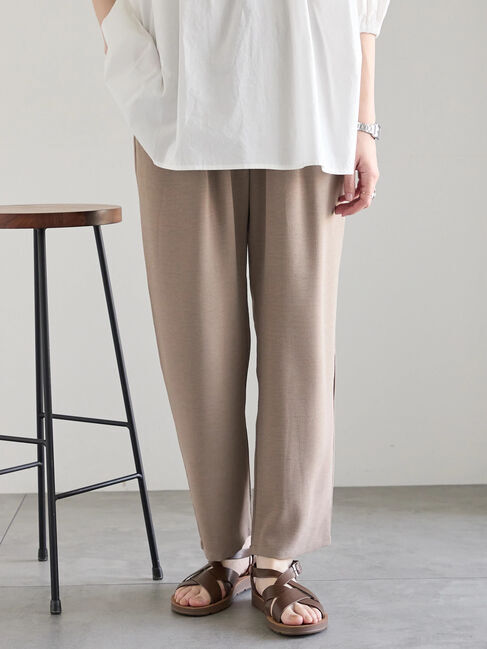 Samansa Mos2 blue「【接触冷感】マルチスタイルイージーパンツ」|その他|モカ