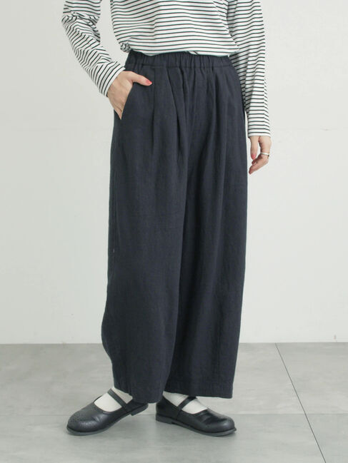 Samansa Mos2「【Cross&times;Linen】ふんわりパンツ」|その他|