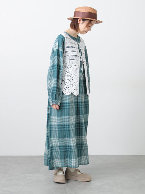 Samansa Mos2「前後2WAYクロシェベスト」|ダウンベスト・ベスト|