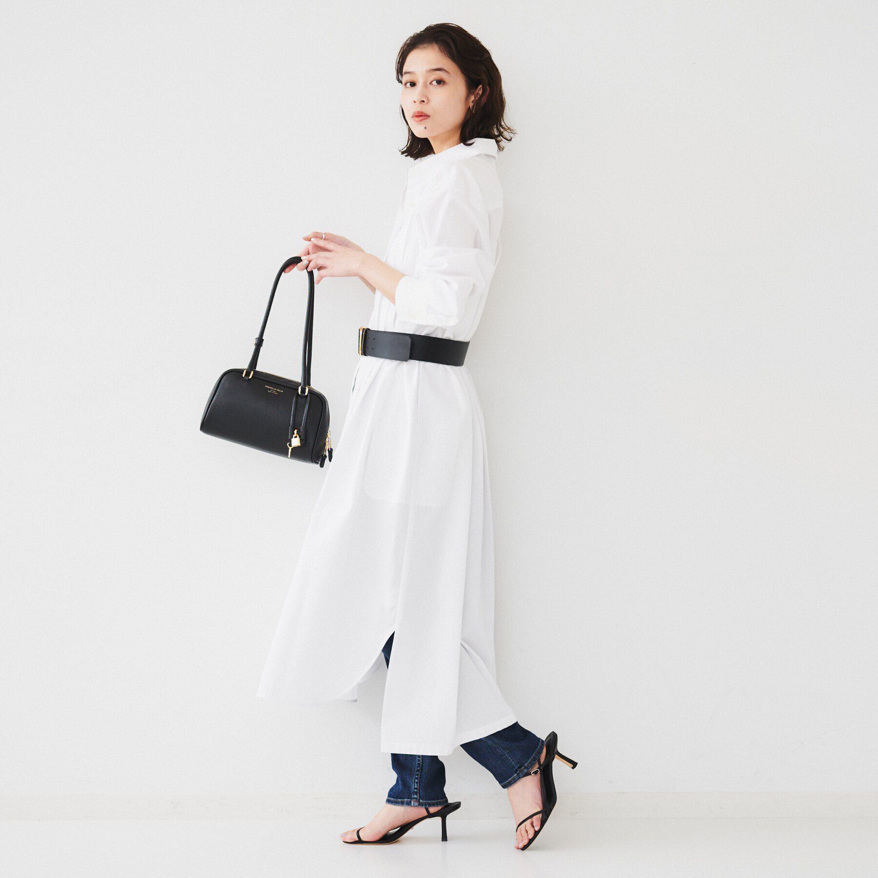 UNTITLED「タイプライターシャツワンピース」|ワンピース|