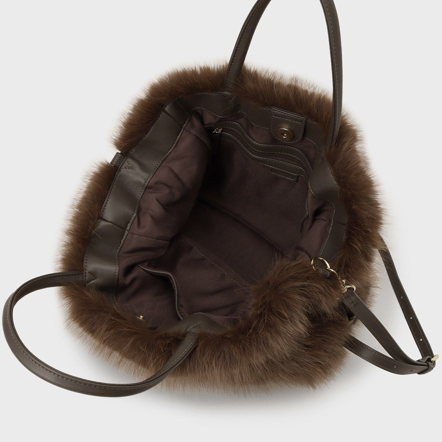 UNTITLED「【定番人気！】2Wayドロストフェイクファートート」|トートバッグ|