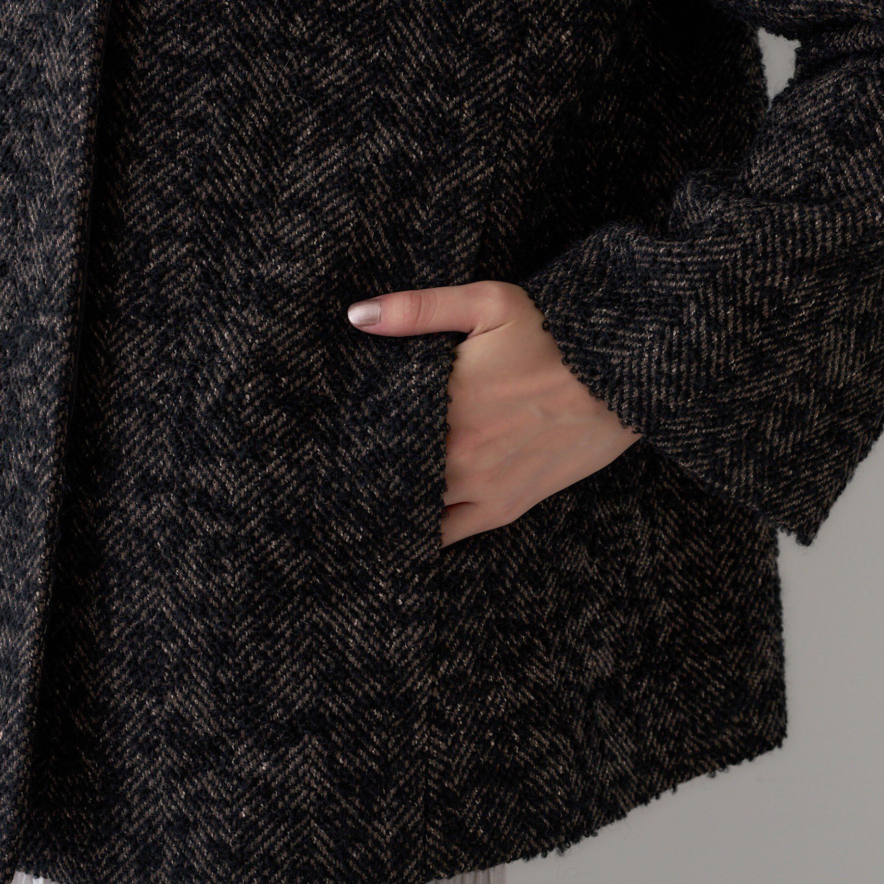 UNTITLED「【エレガント／ミディアウター】ミックスヘリンボンコート」|その他|