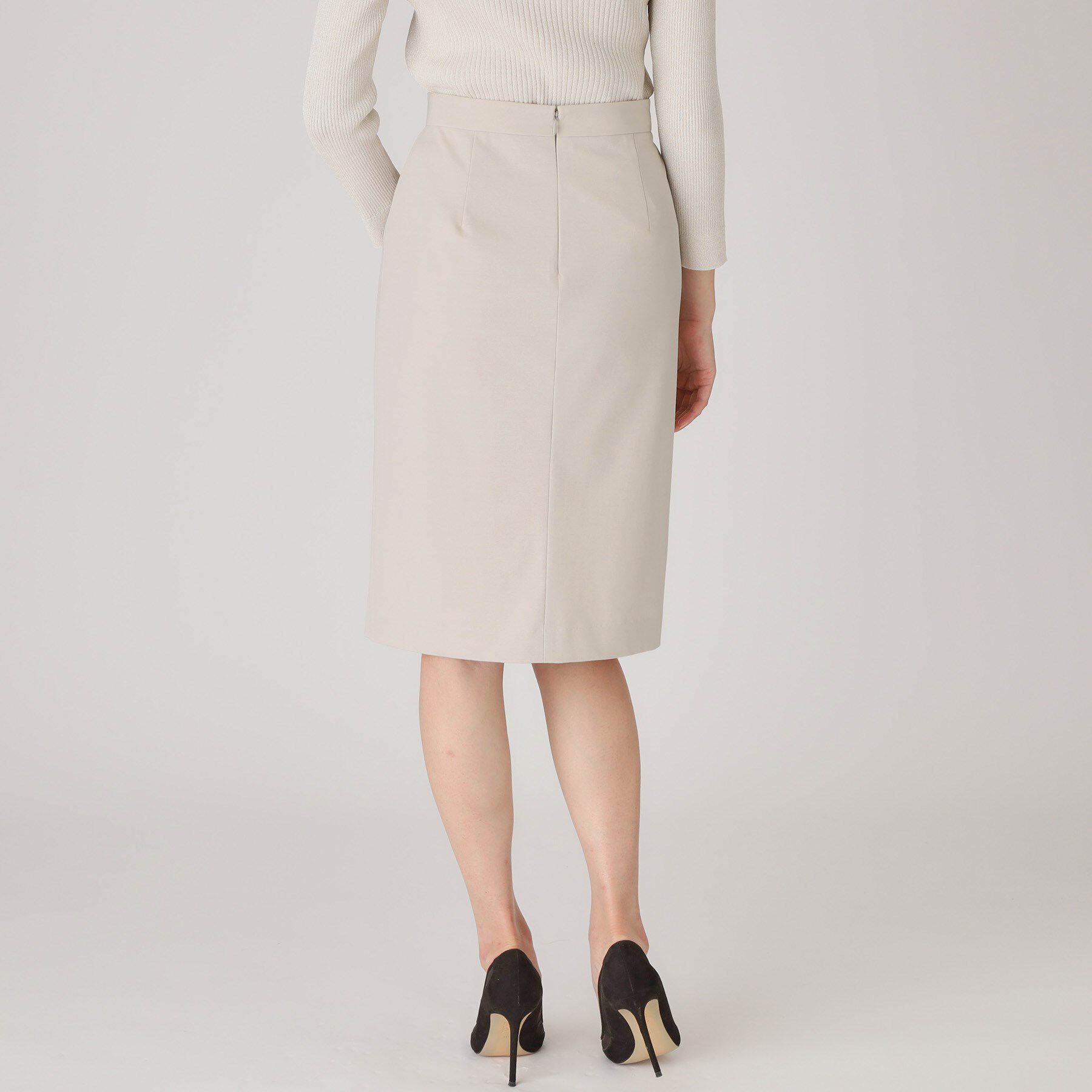 COUP DE CHANCE「【洗える／日本製／ジャージ素材】ラップ風タイトスカート」|スカート|