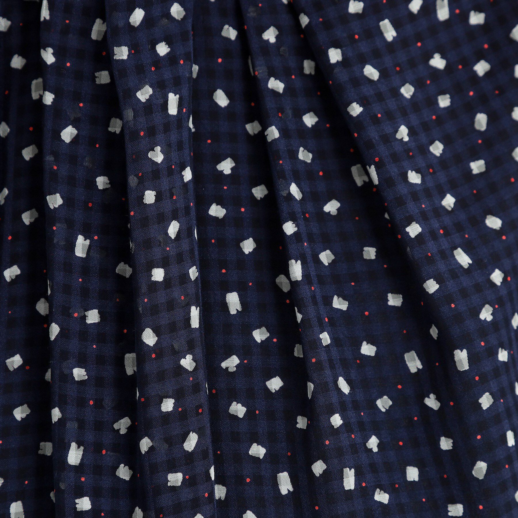 Reflect「【マシンウォッシュ可／セットアップ可能】コツキ柄プリントブラウス」|シャツ・ブラウス|