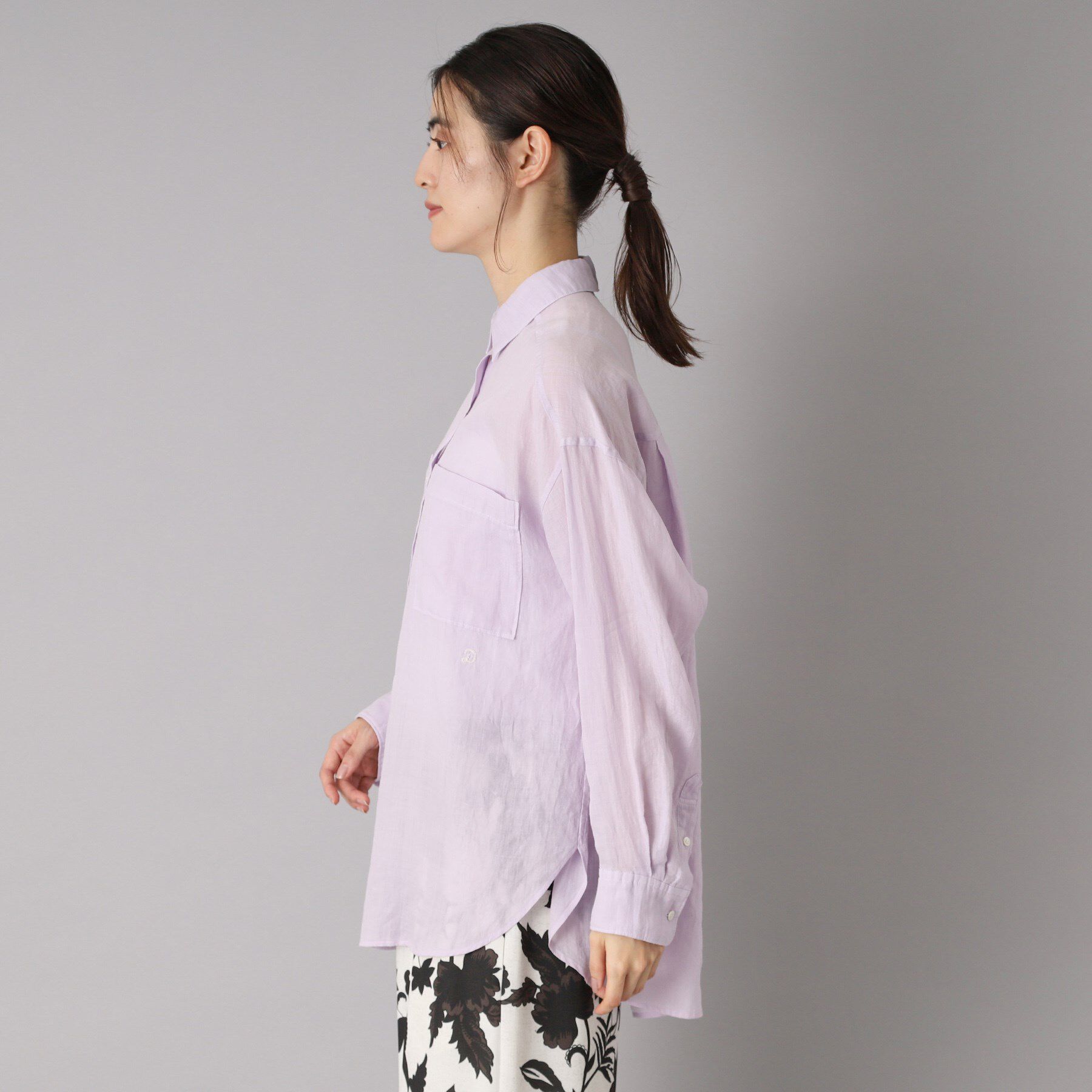 DRESSTERIOR「【人気定番/ラミー100％】ガーメントダイラミーシャツ」|シャツ・ブラウス|