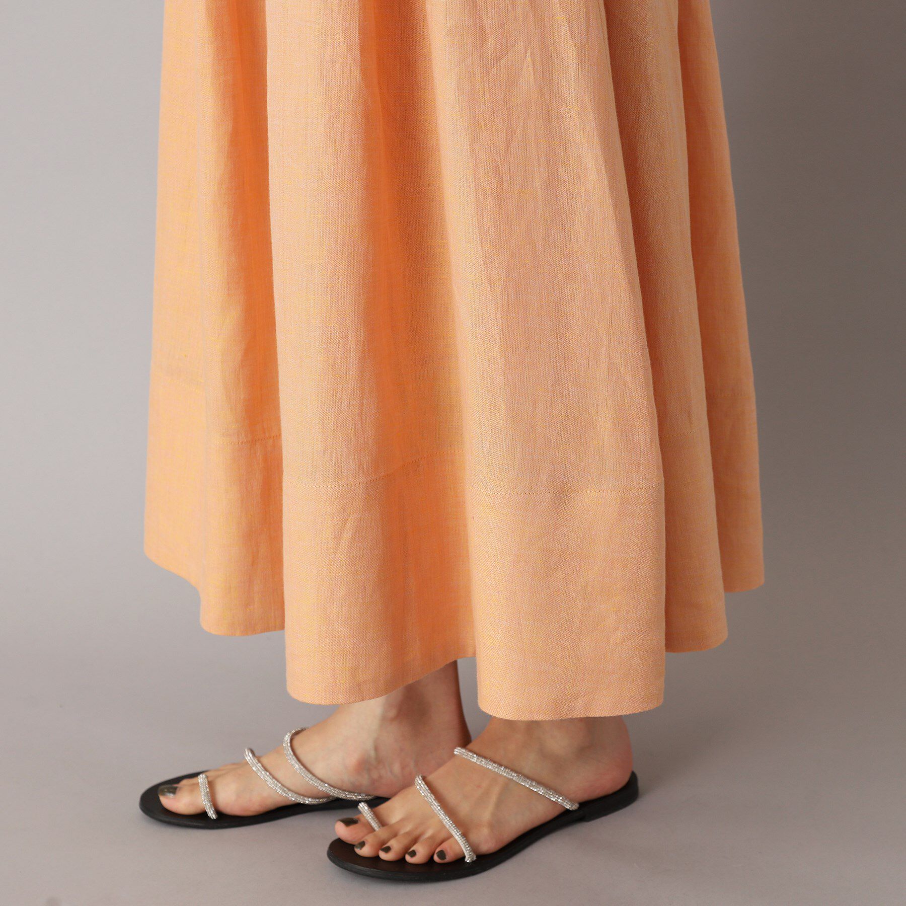 DRESSTERIOR「【洗える／ふんわり軽やか】フレンチリネンタックギャザースカート」|スカート|