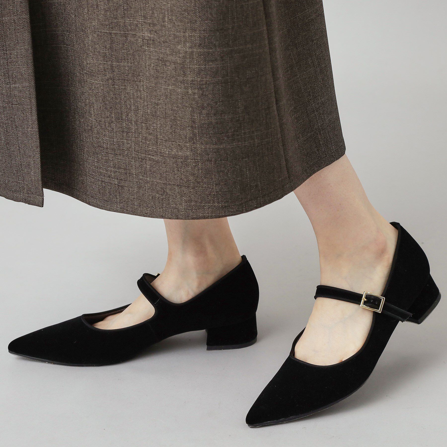 DRESSTERIOR「ポインテッドメリージェーン」|パンプス|