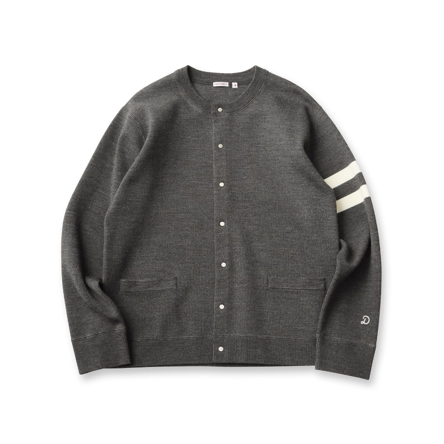 DRESSTERIOR「ウォッシャブル アームライン ラウンドカーディガン」|カーディガン|