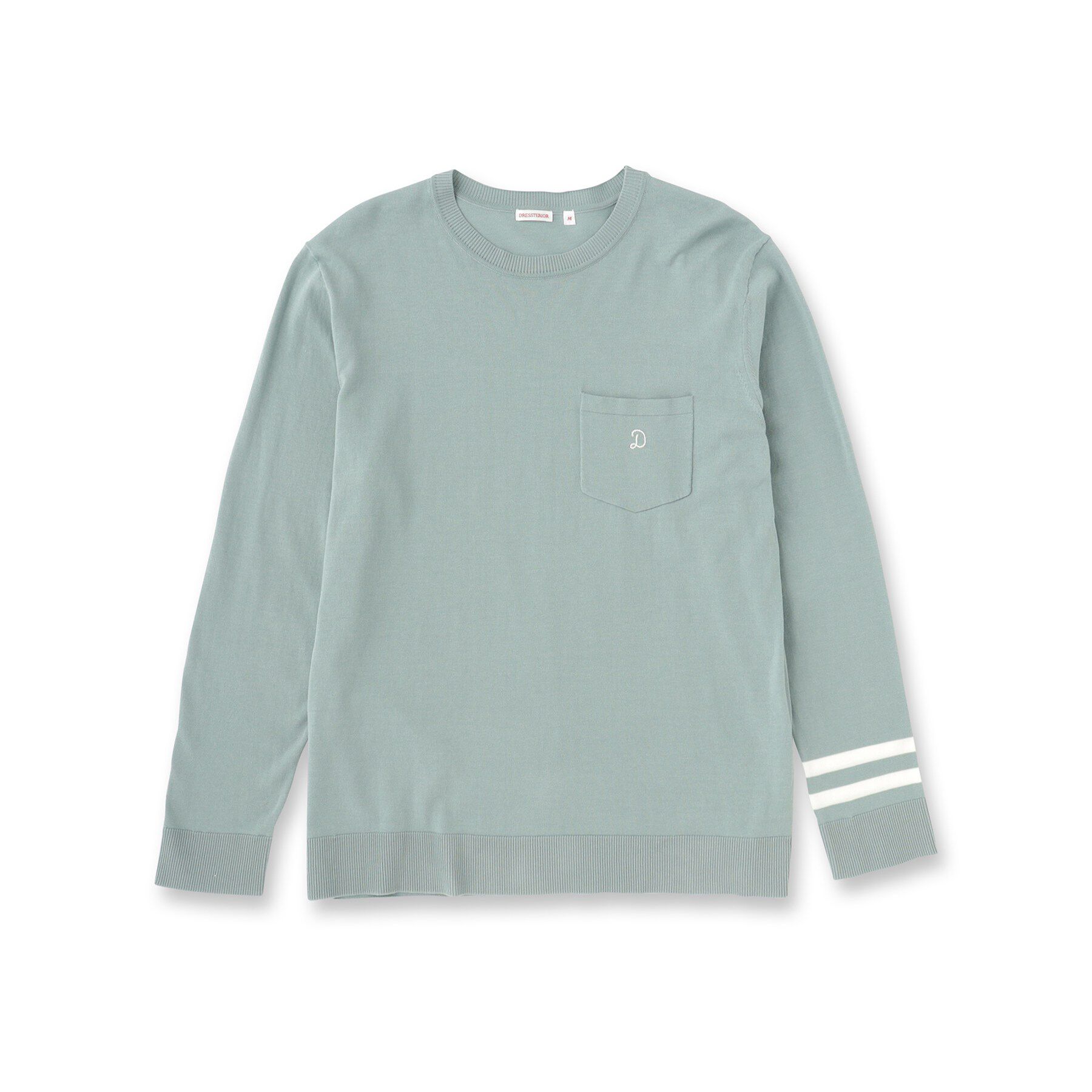 DRESSTERIOR「コットンシルク クルーニット」|ニット・セーター|