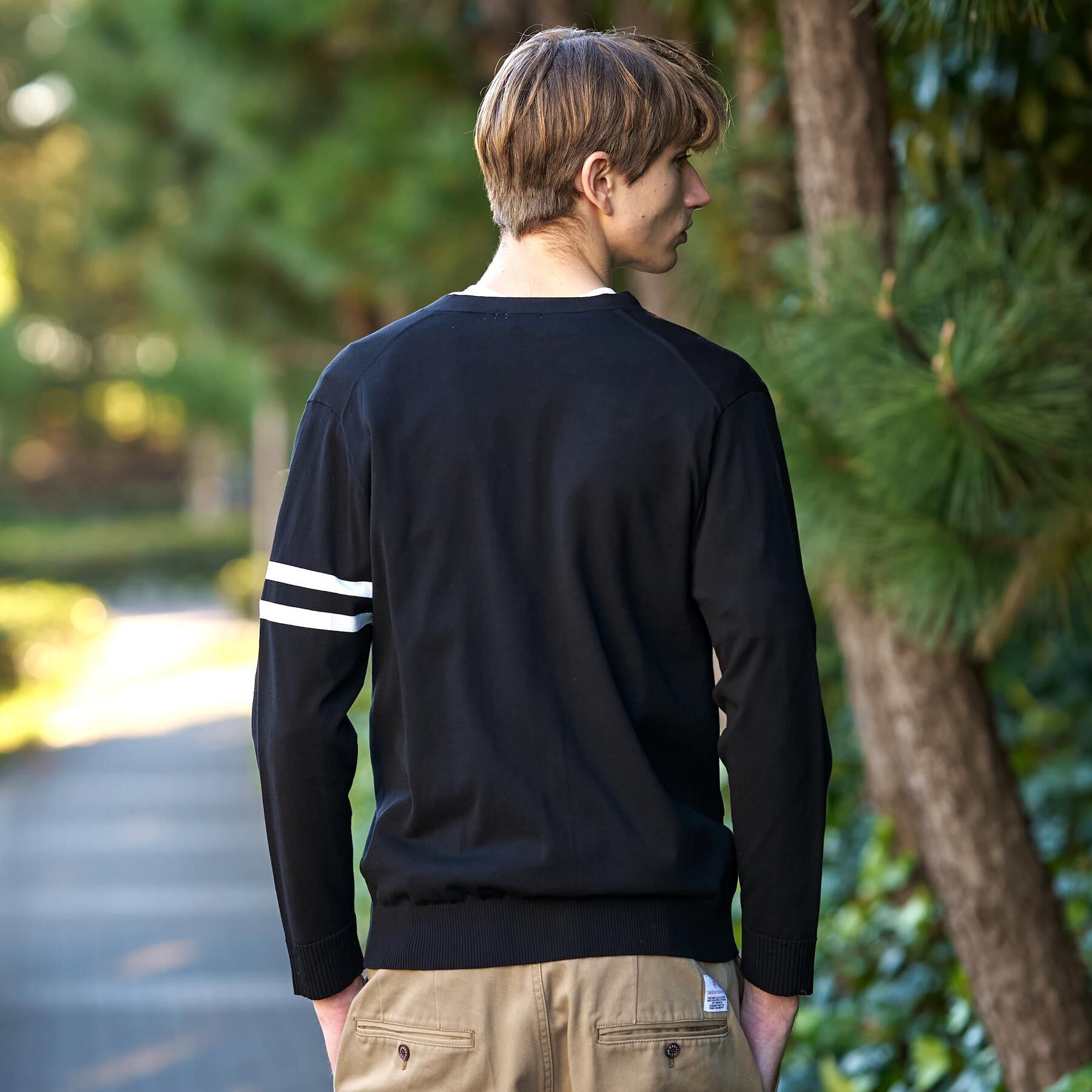 DRESSTERIOR「コットンシルク ニットカーディガン」|カーディガン|