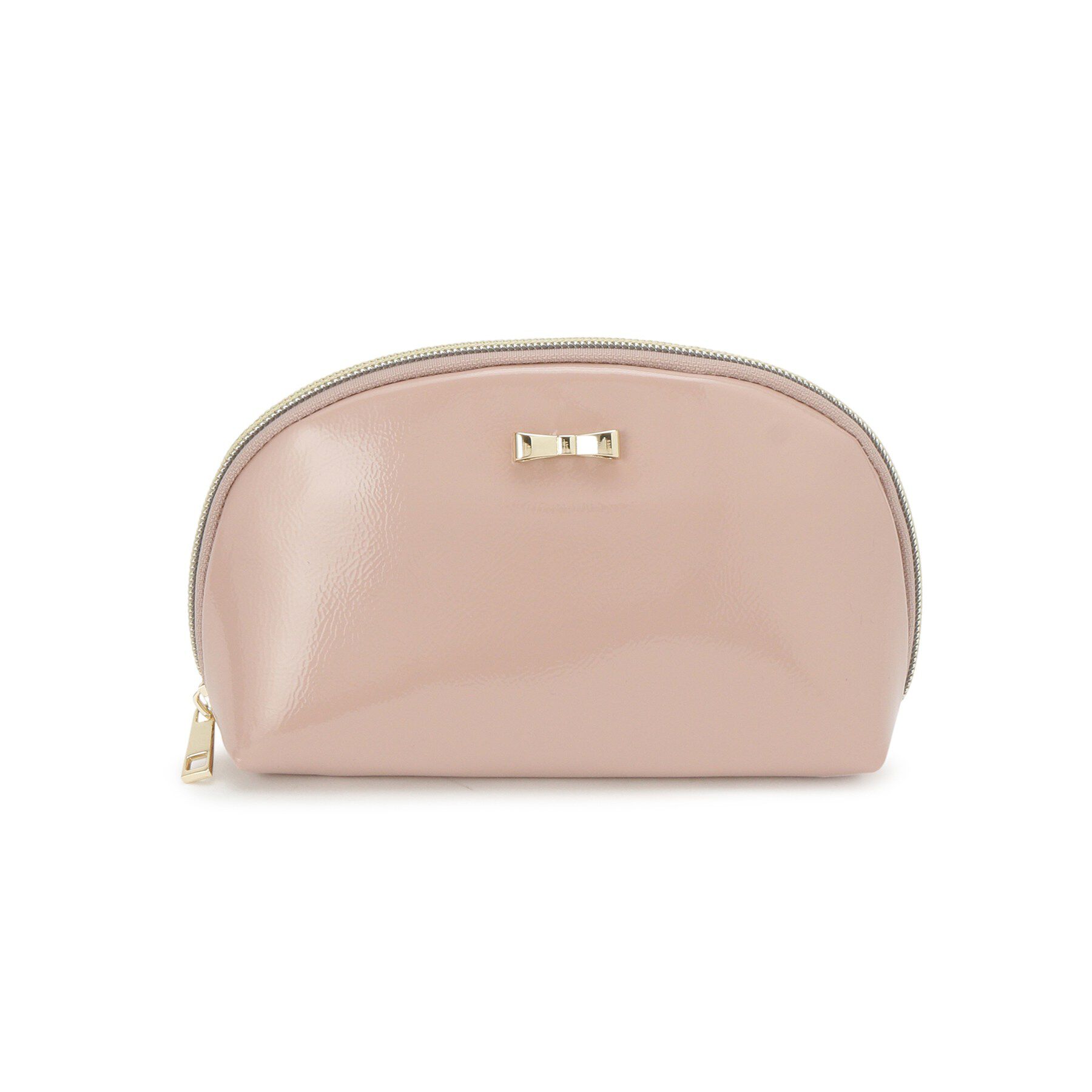 grove「ラウンドリボンポーチ」|ポーチ|ライトピンク(270