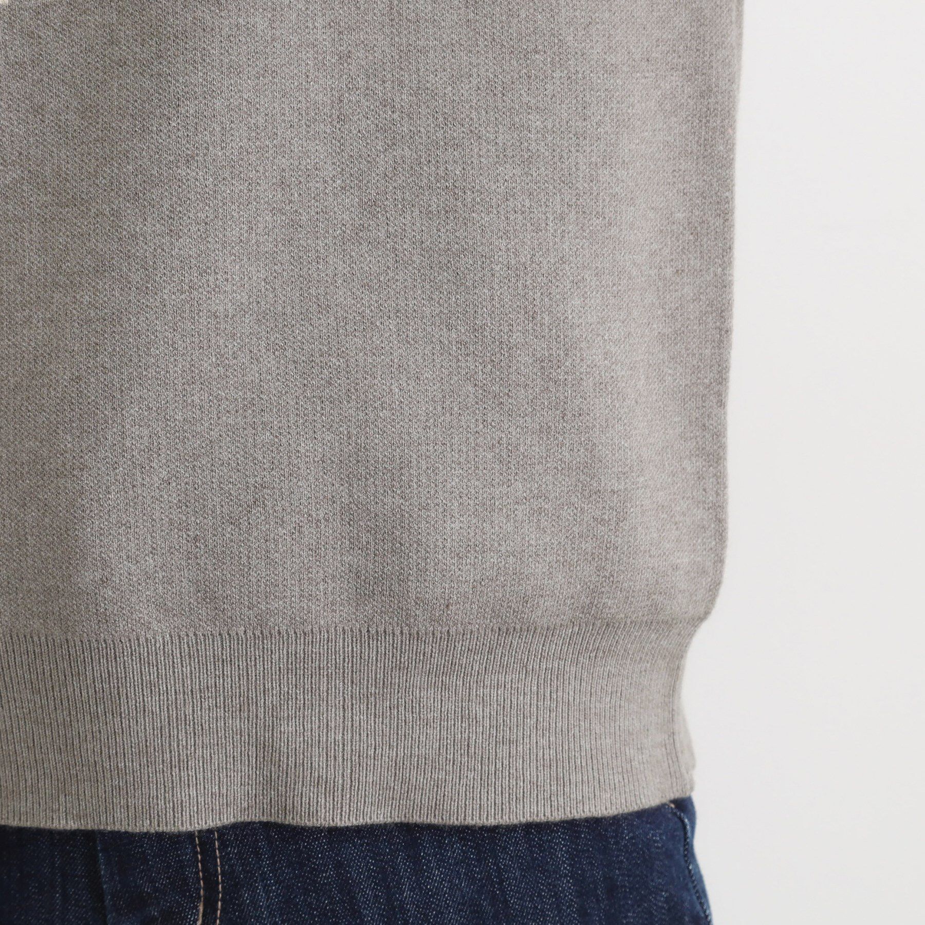 grove「カレッジロゴキーネックニット」|ニット・セーター|