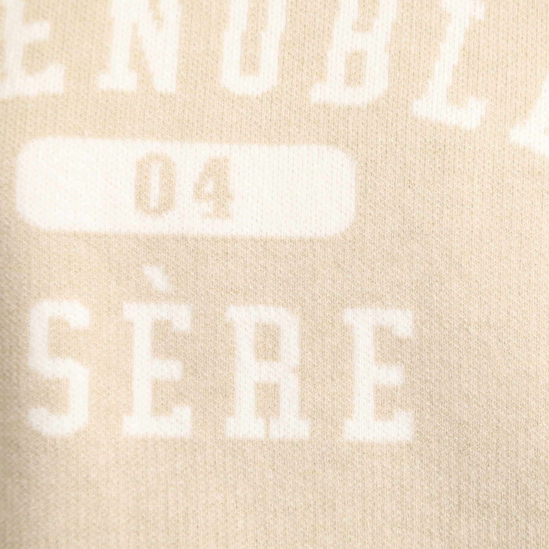 grove「カレッジロゴキーネックニット」|ニット・セーター|