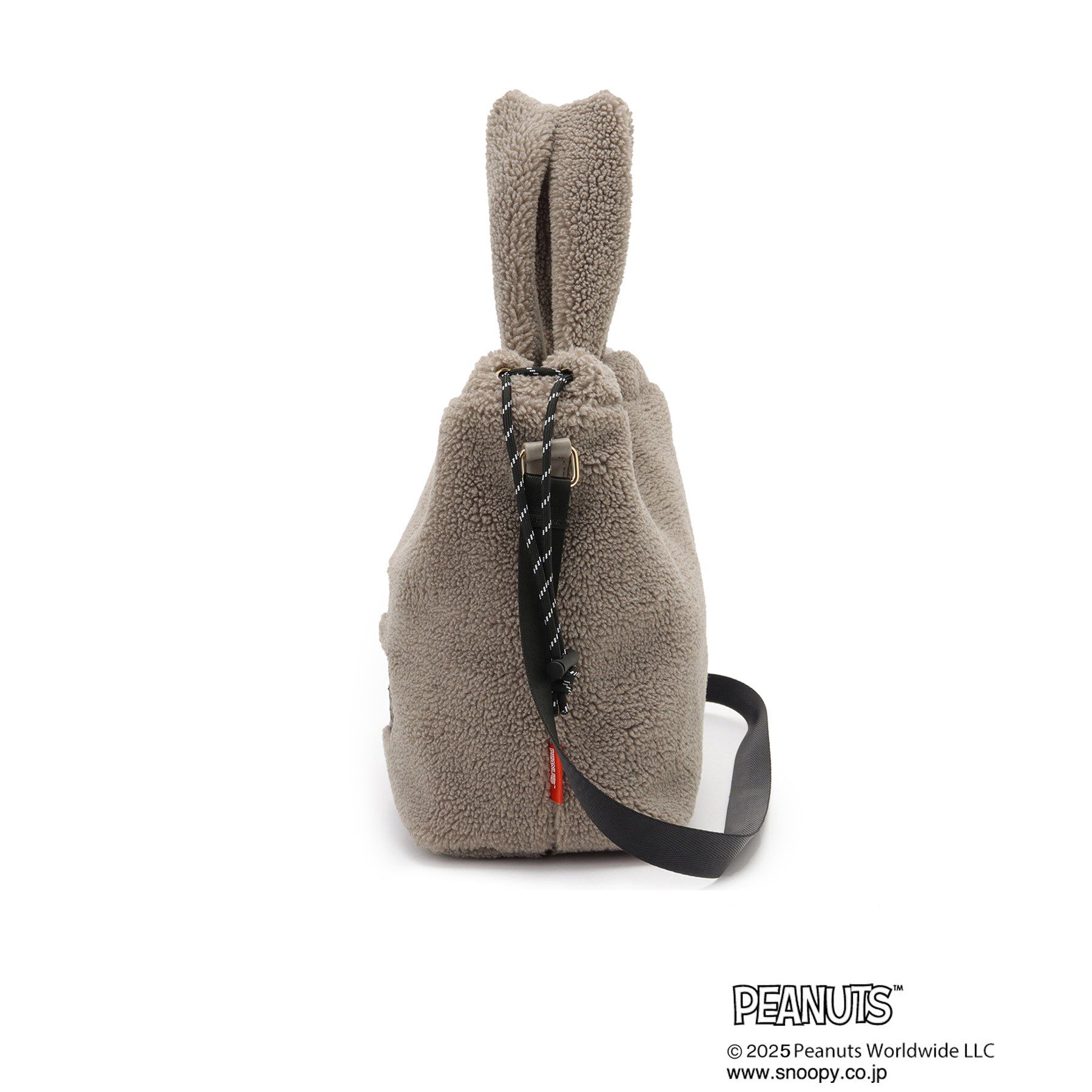 grove「【PEANUTS】ボア巾着トート」|トートバッグ|