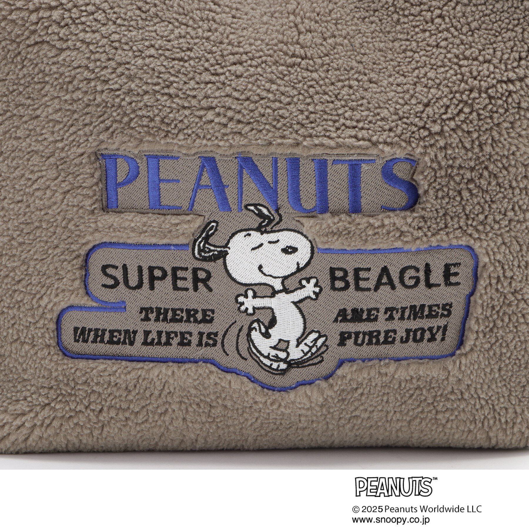grove「【PEANUTS】ボア巾着トート」|トートバッグ|
