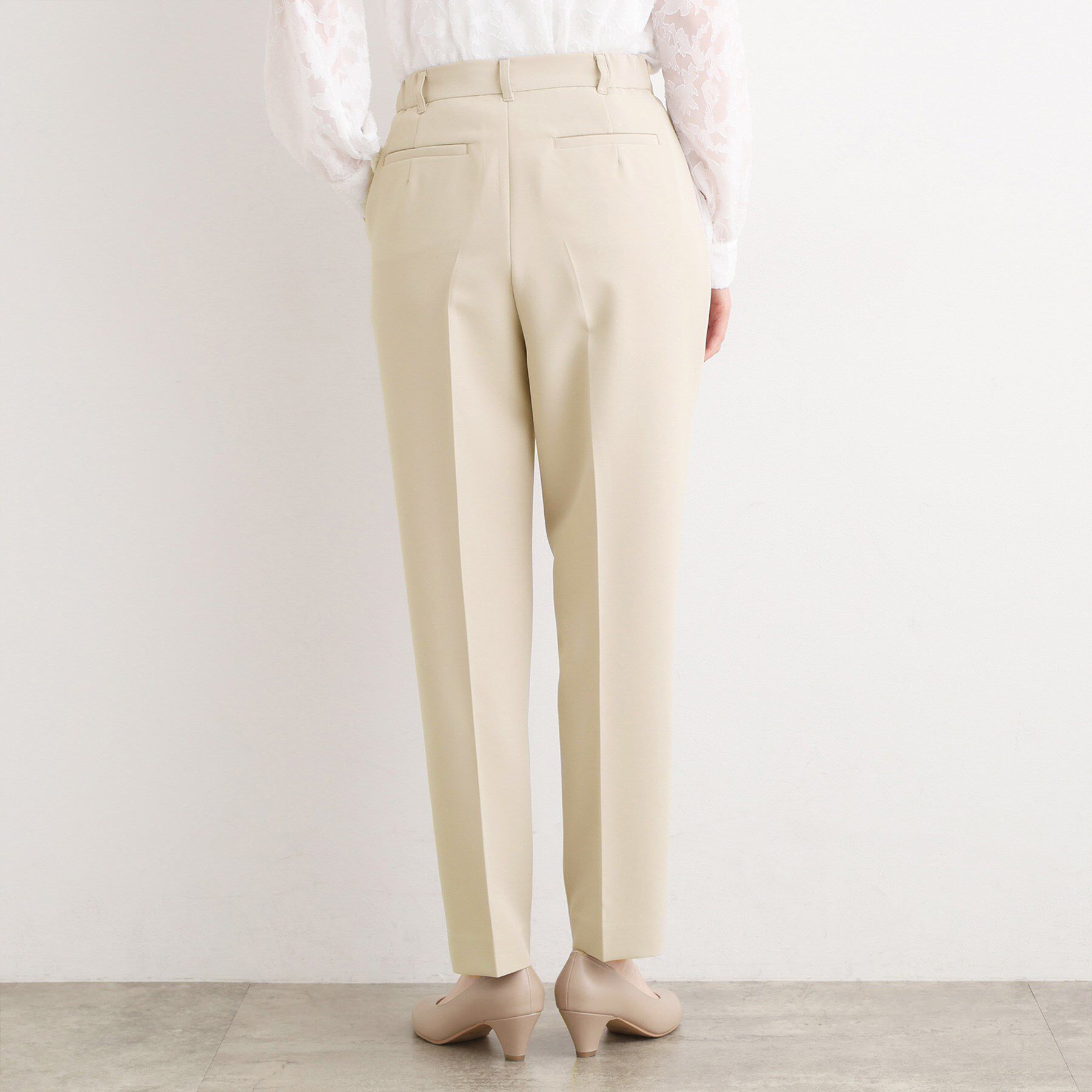 grove「【マシンウォッシュ／防シワ/SS-3L】ストレッチテーパードパンツ」|その他|