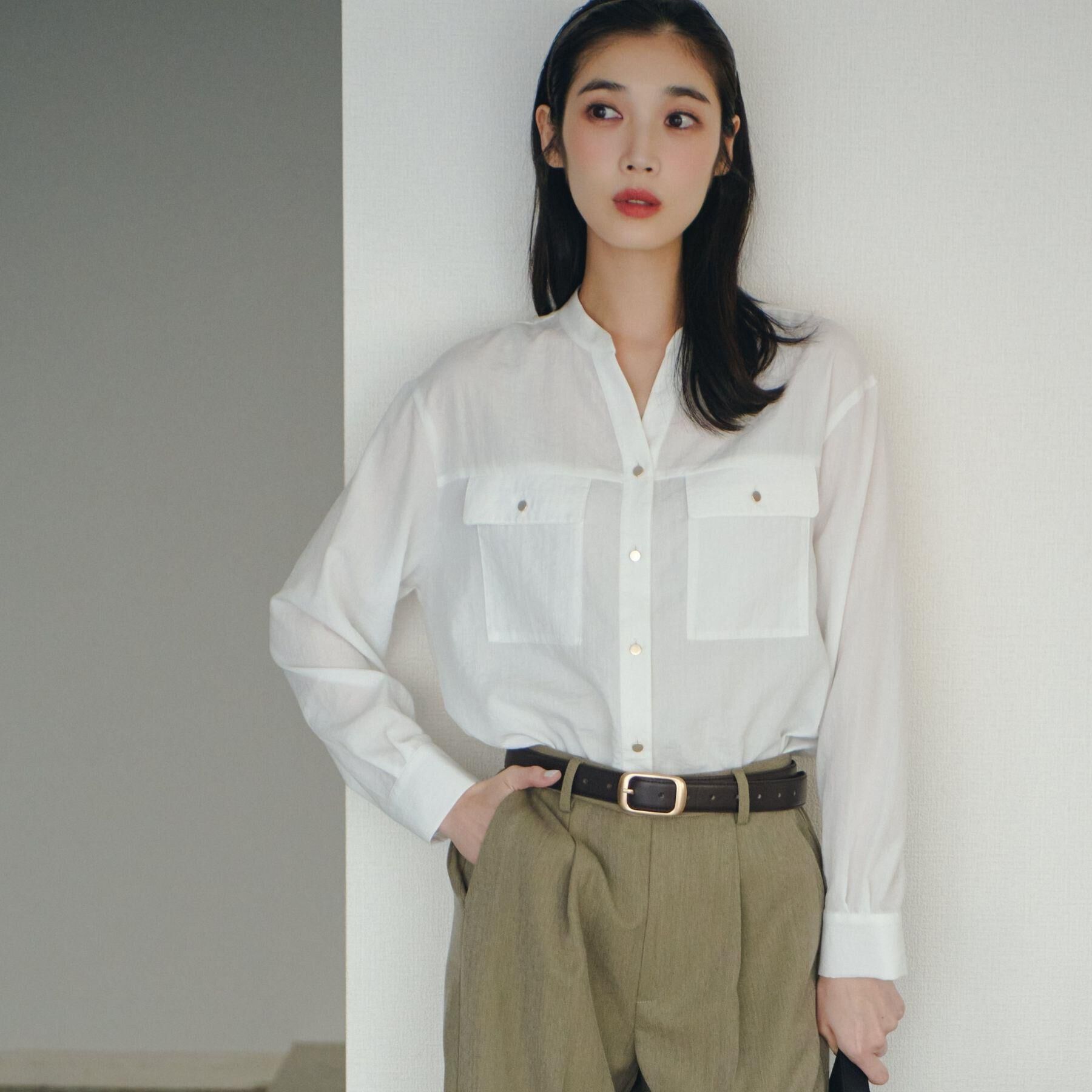 grove「お仕事も普段も。今どきワークシャツブラウス」|シャツ・ブラウス|