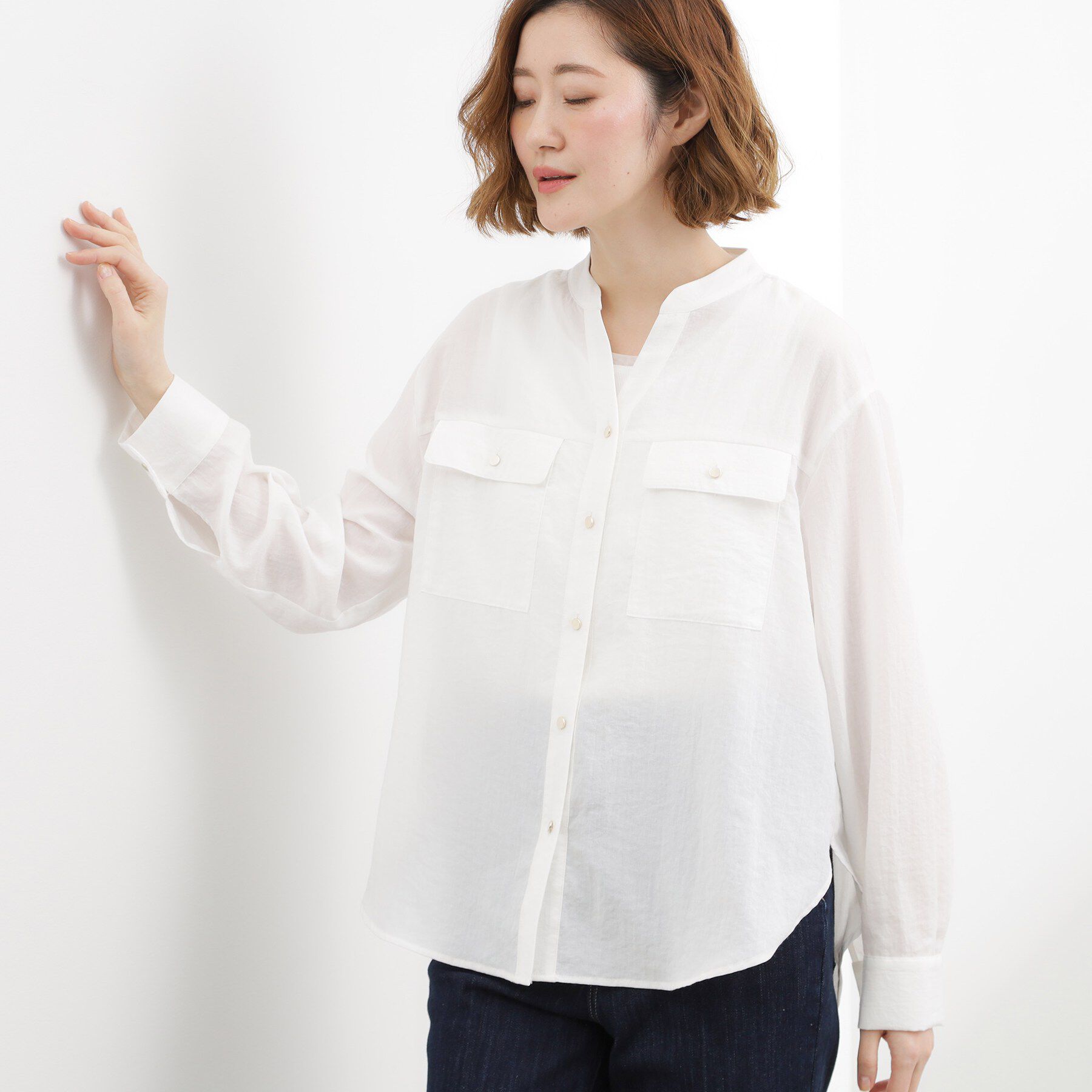 grove「お仕事も普段も。今どきワークシャツブラウス」|シャツ・ブラウス|