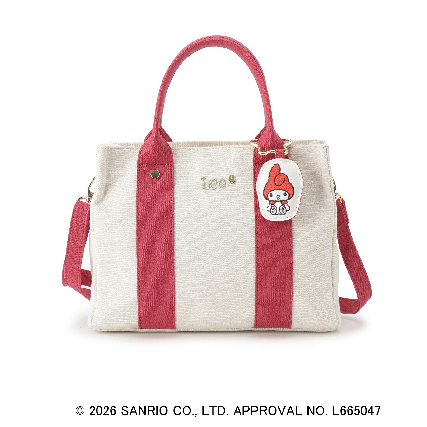 grove「【マイメロディ＆クロミ】Lee別注チャーム付きトート」|トートバッグ|