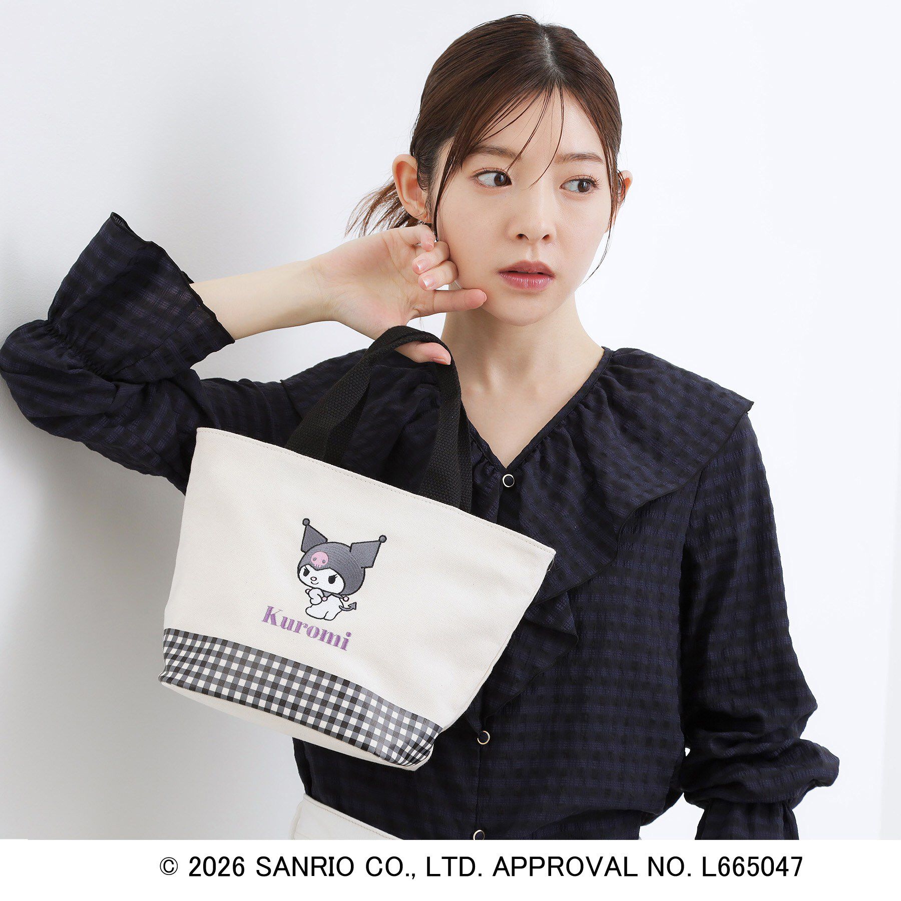 grove「【マイメロディ＆クロミ】ギンガムミニトート」|トートバッグ|