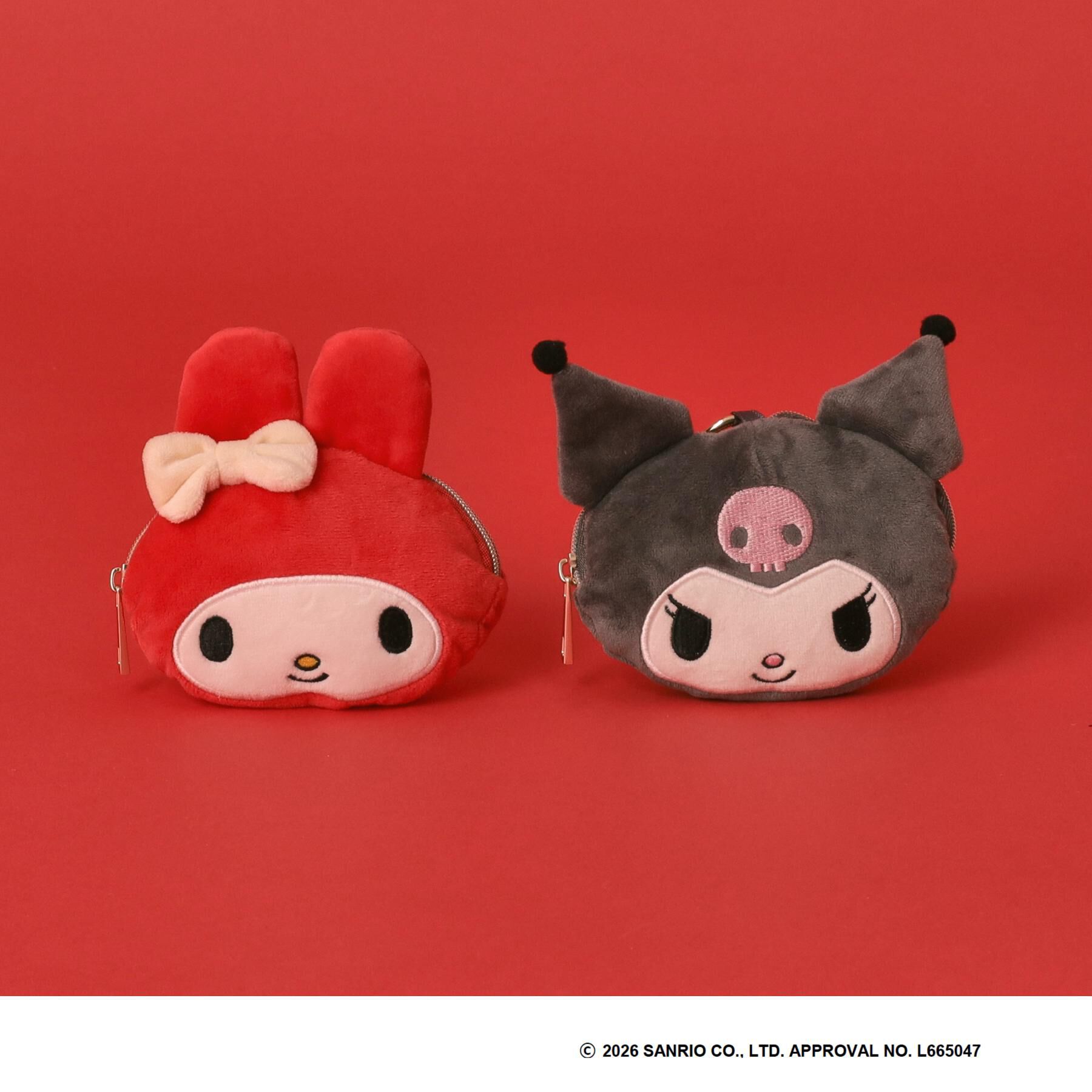 grove「【マイメロディ＆クロミ】ぬいぐるみポーチチャーム」|ポーチ|