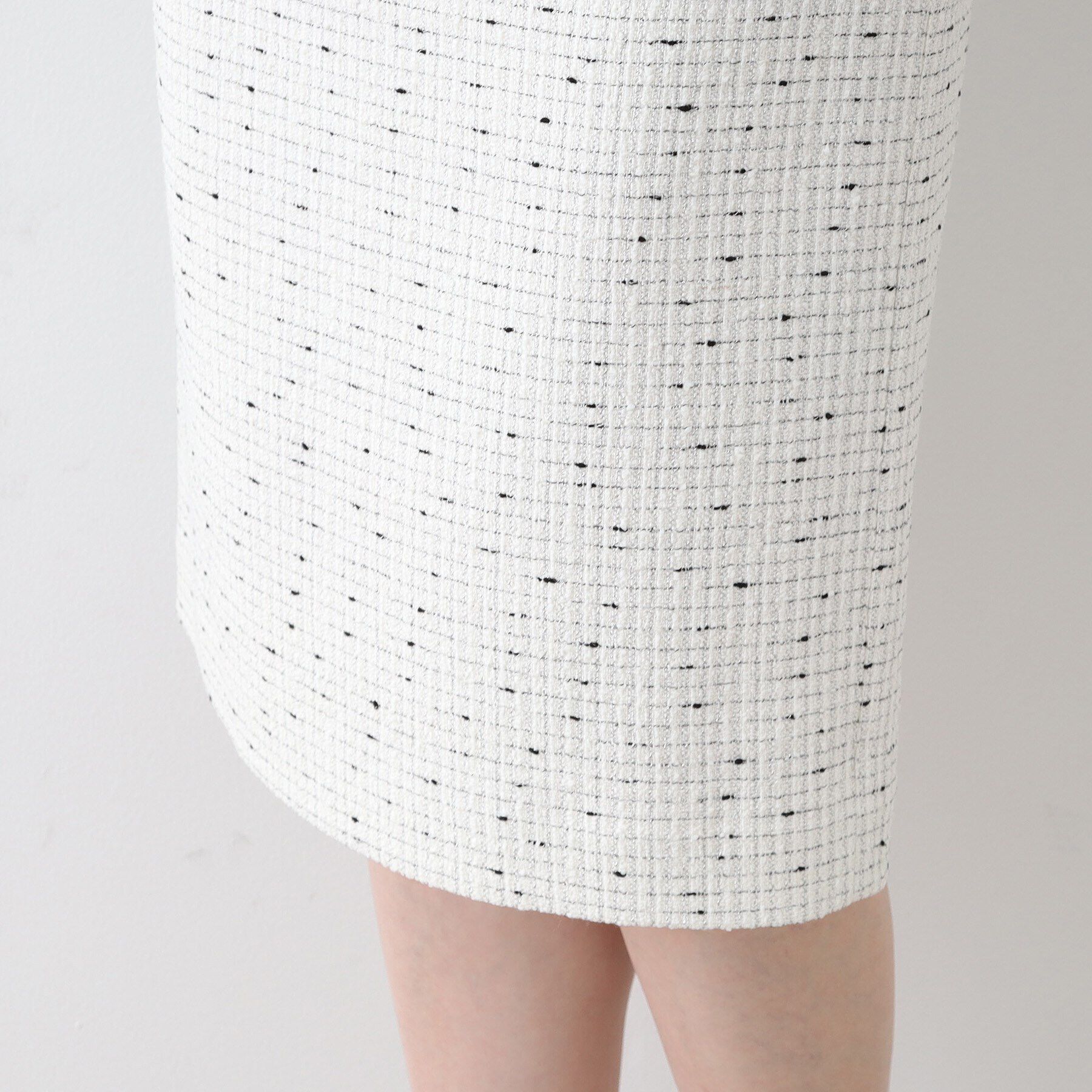 INDIVI「【日本製／オリジナル素材】ツィードスカート」|スーツ|