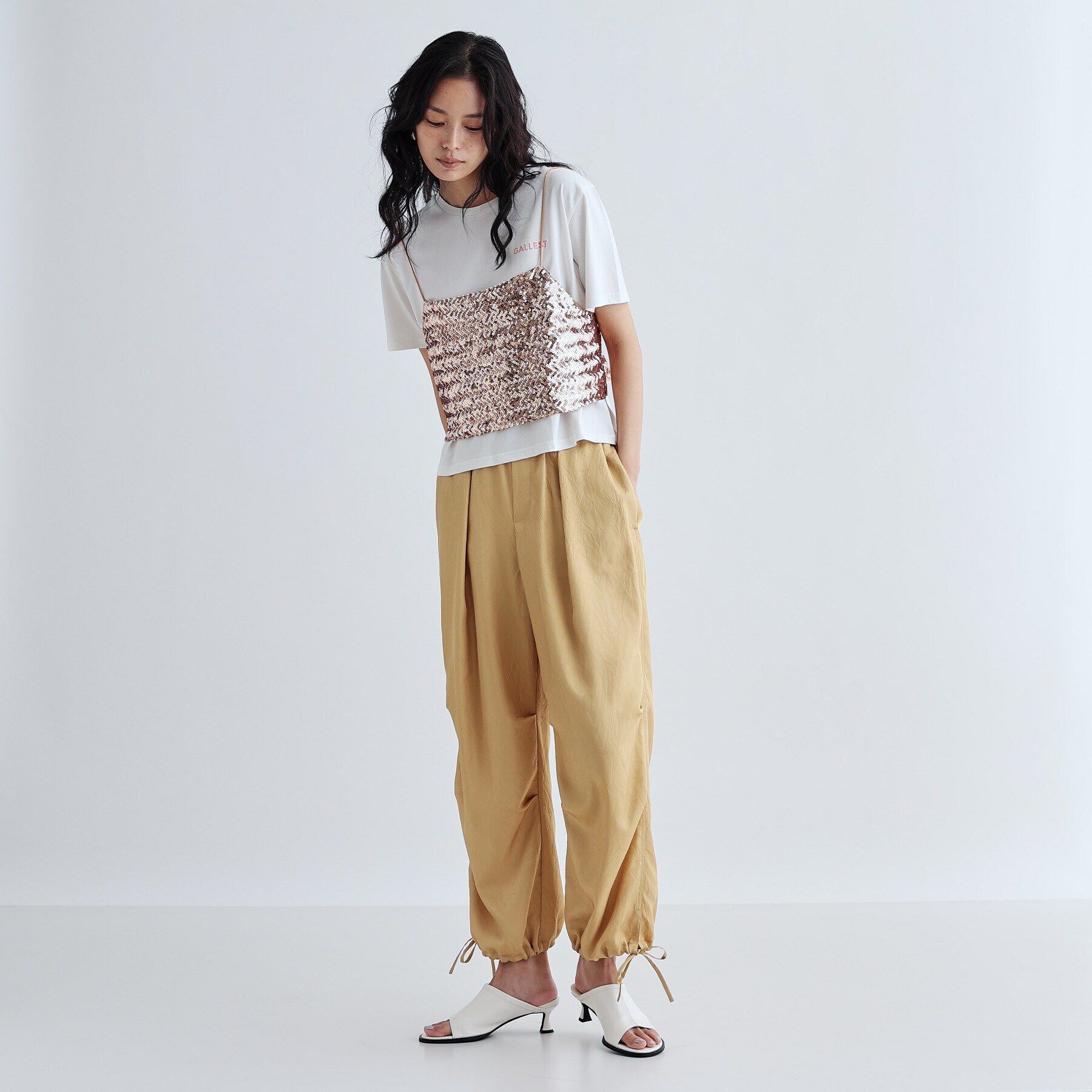 GALLEST「スパンコールビスチェ」|キャミソール|
