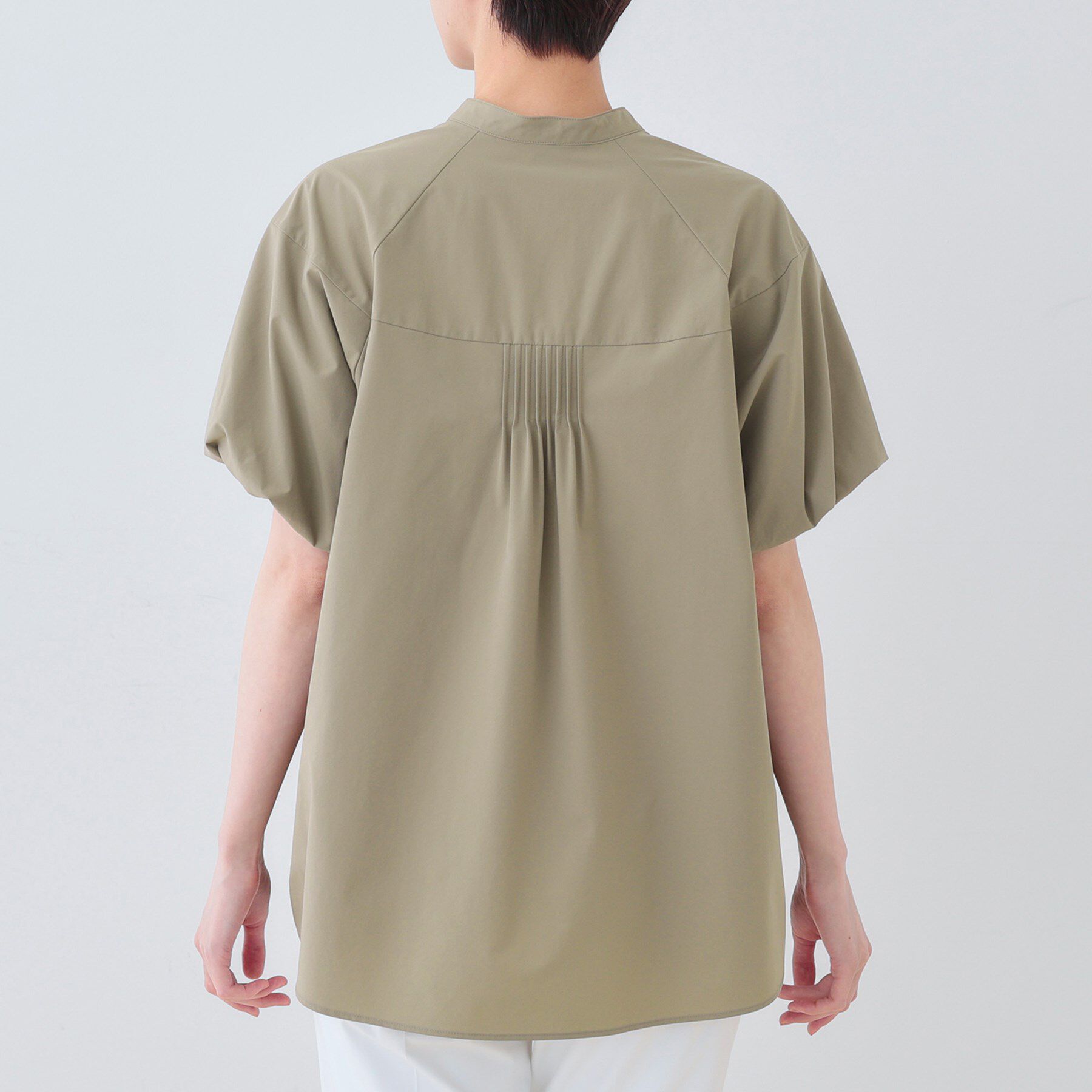 INDIVI「【通気性◎撥水／UV／SETUP可能】アクティブブラウス」|シャツ・ブラウス|