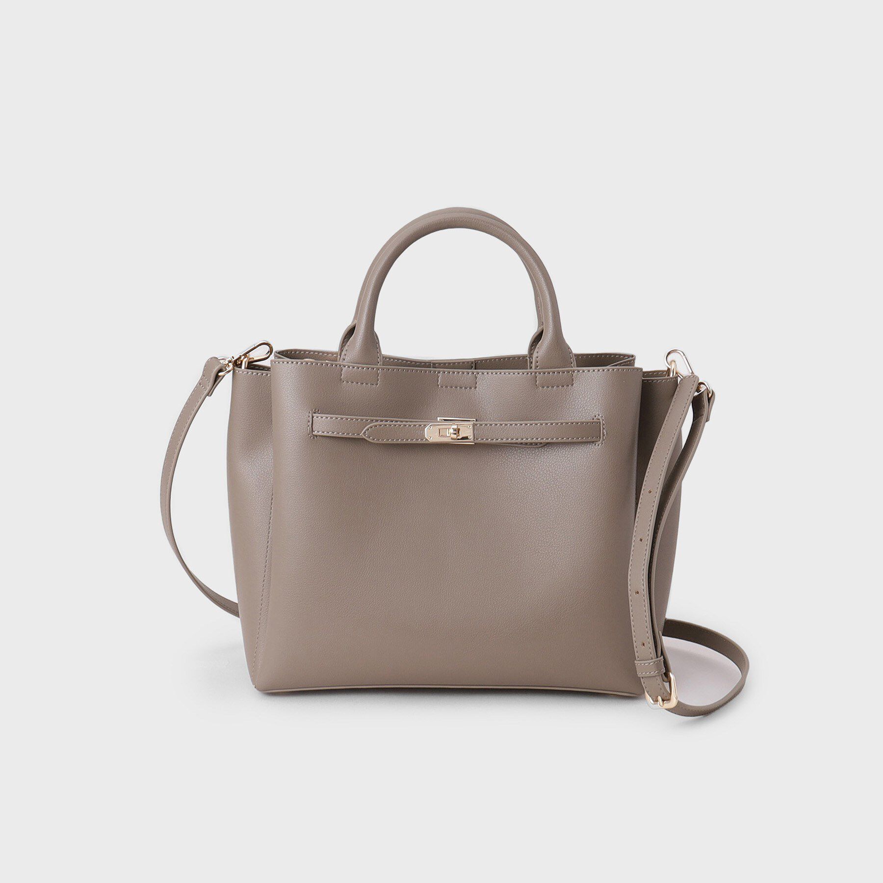 INDIVI「ソフトタックミドルバッグ」|ハンドバッグ|