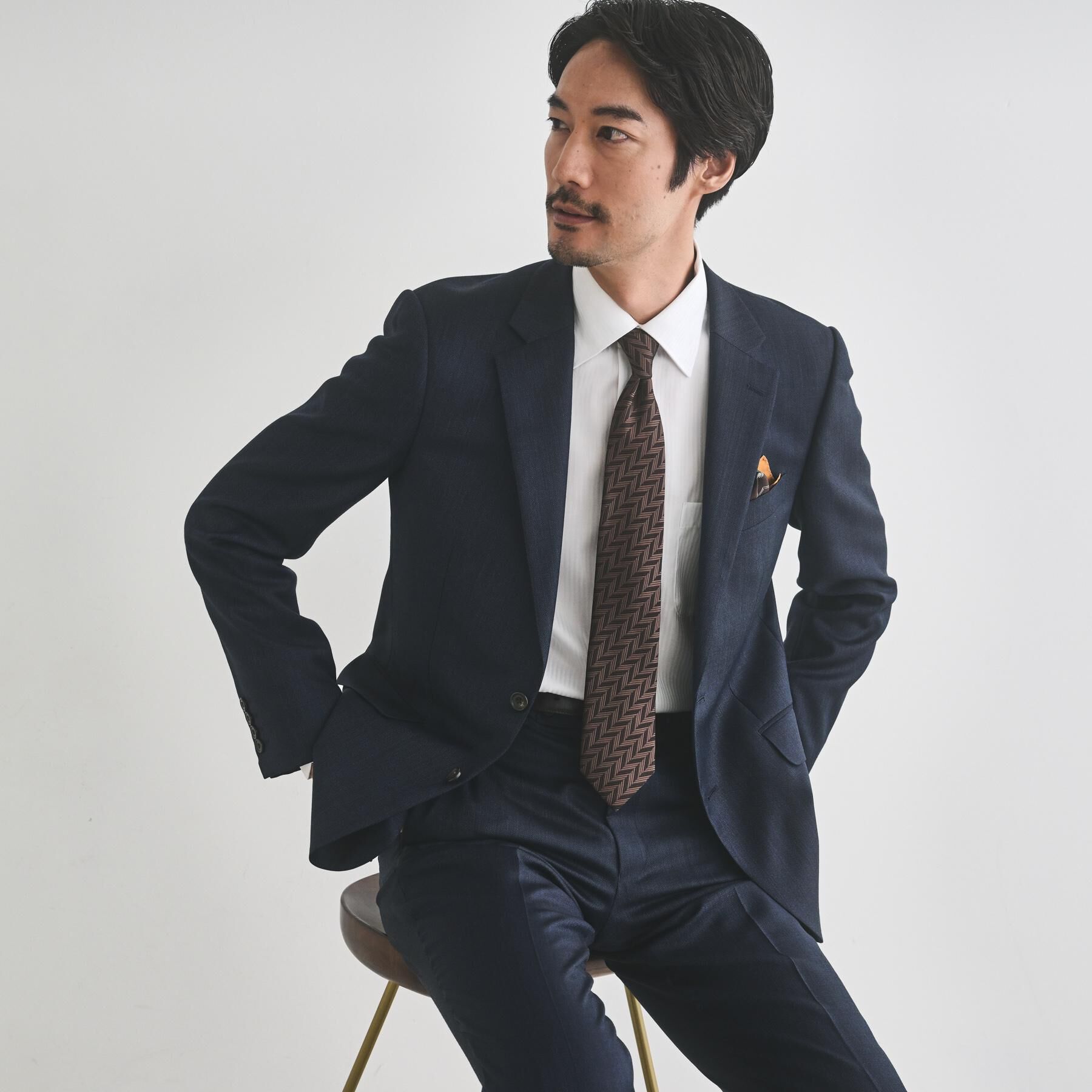 TAKEO KIKUCHI「【Made in JAPAN】矢絣（やがすり）シルクネクタイ」|ネクタイ・蝶ネクタイ|