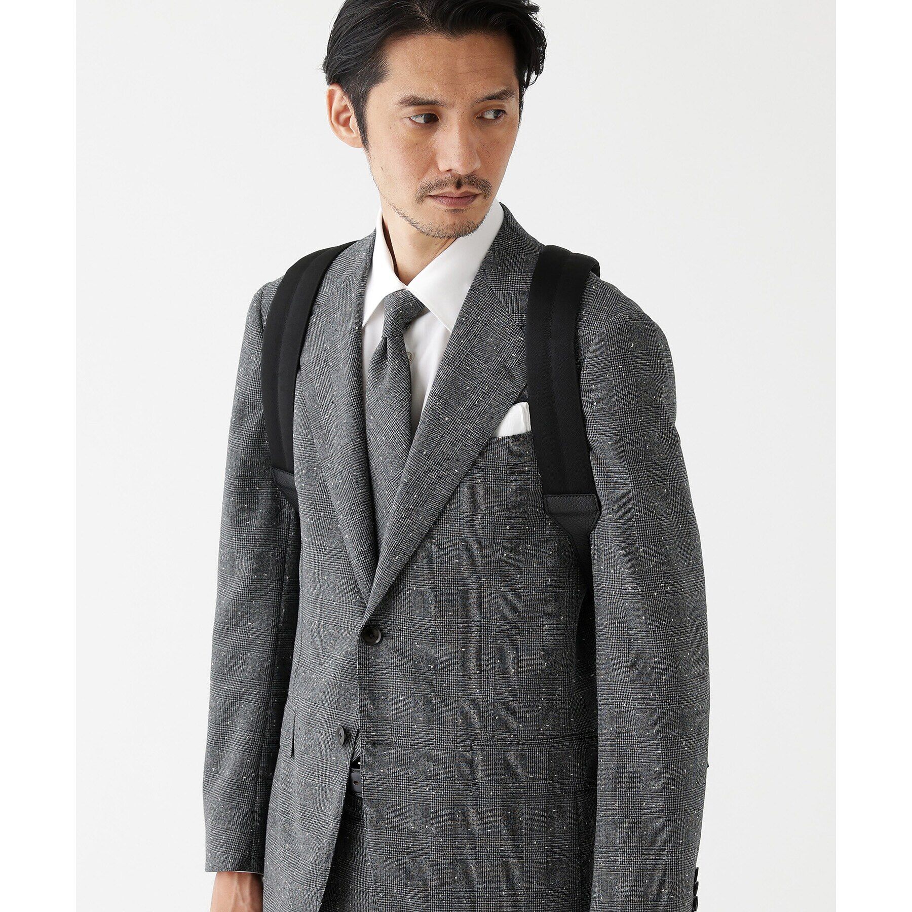 TAKEO KIKUCHI「【THE FLAGSHIP】ダブルフェイス レザーリュック」|リュック|