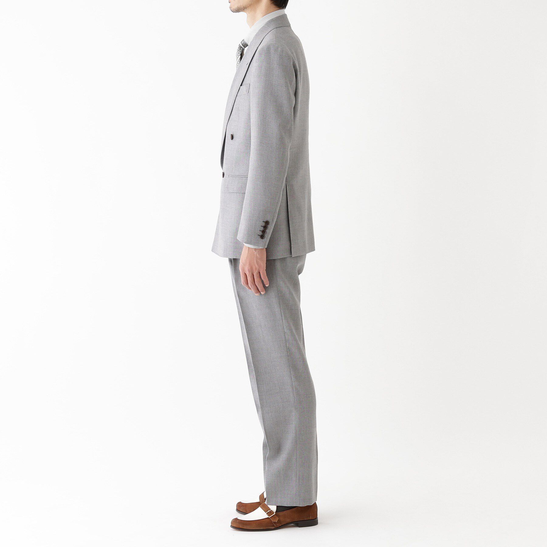 TAKEO KIKUCHI「【THE FLAGSHIP】キューバビーチリネン ダブルブレステッドスーツ」|スーツ|