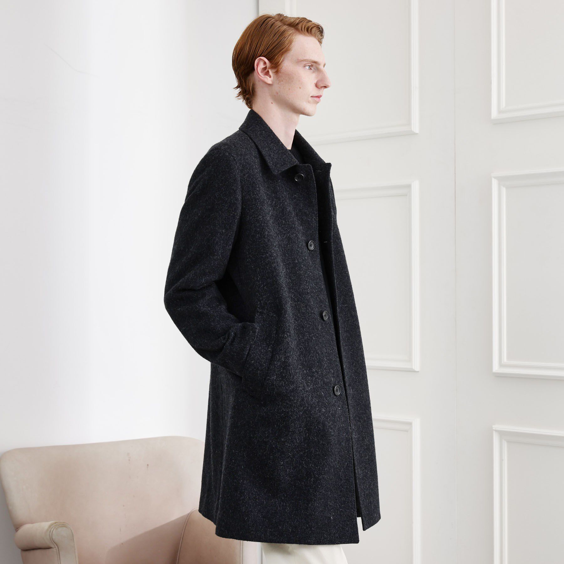 TAKEO KIKUCHI「【LIMITED】ウール混ステンカラーコート」|ステンカラーコート|