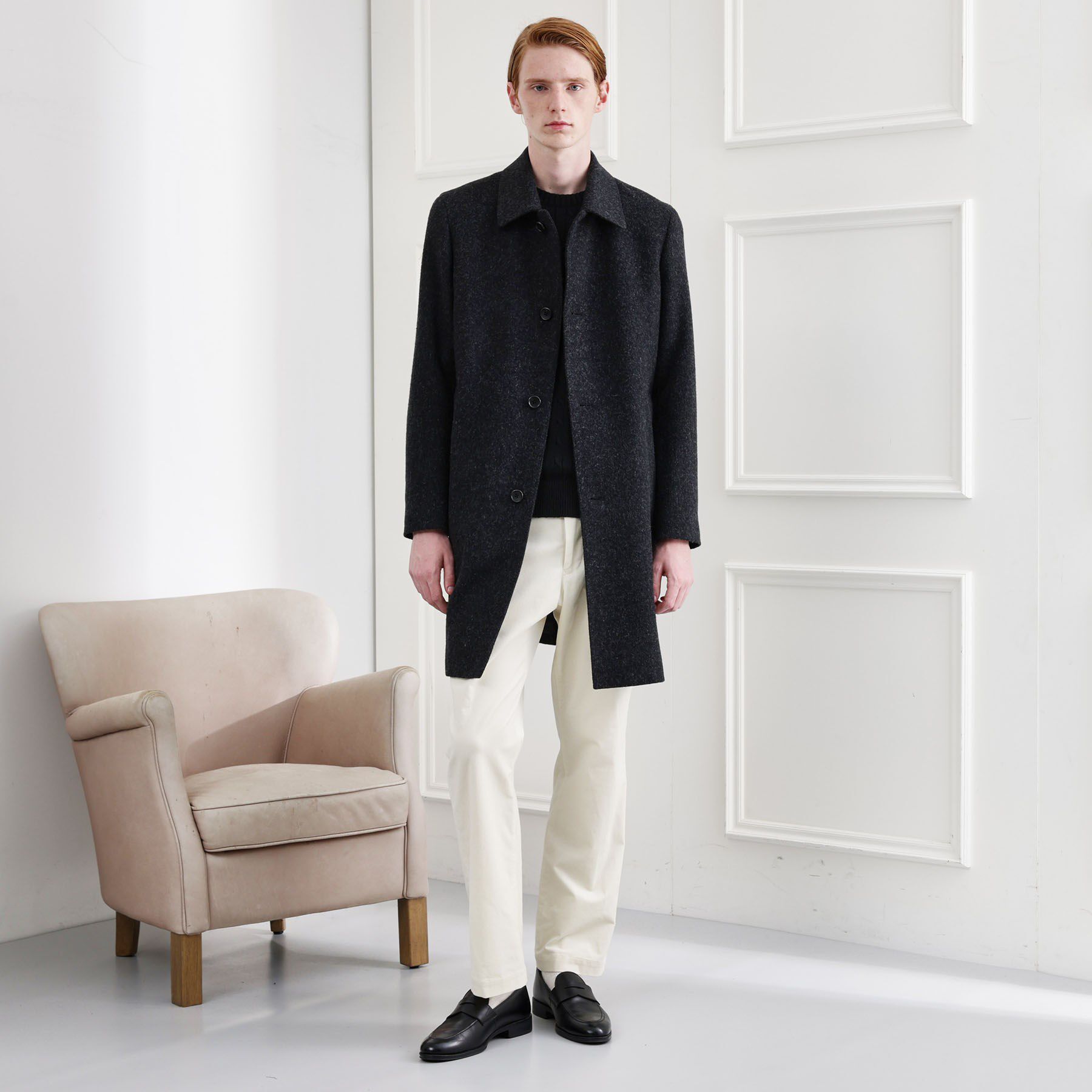 TAKEO KIKUCHI「【LIMITED】ウール混ステンカラーコート」|ステンカラーコート|