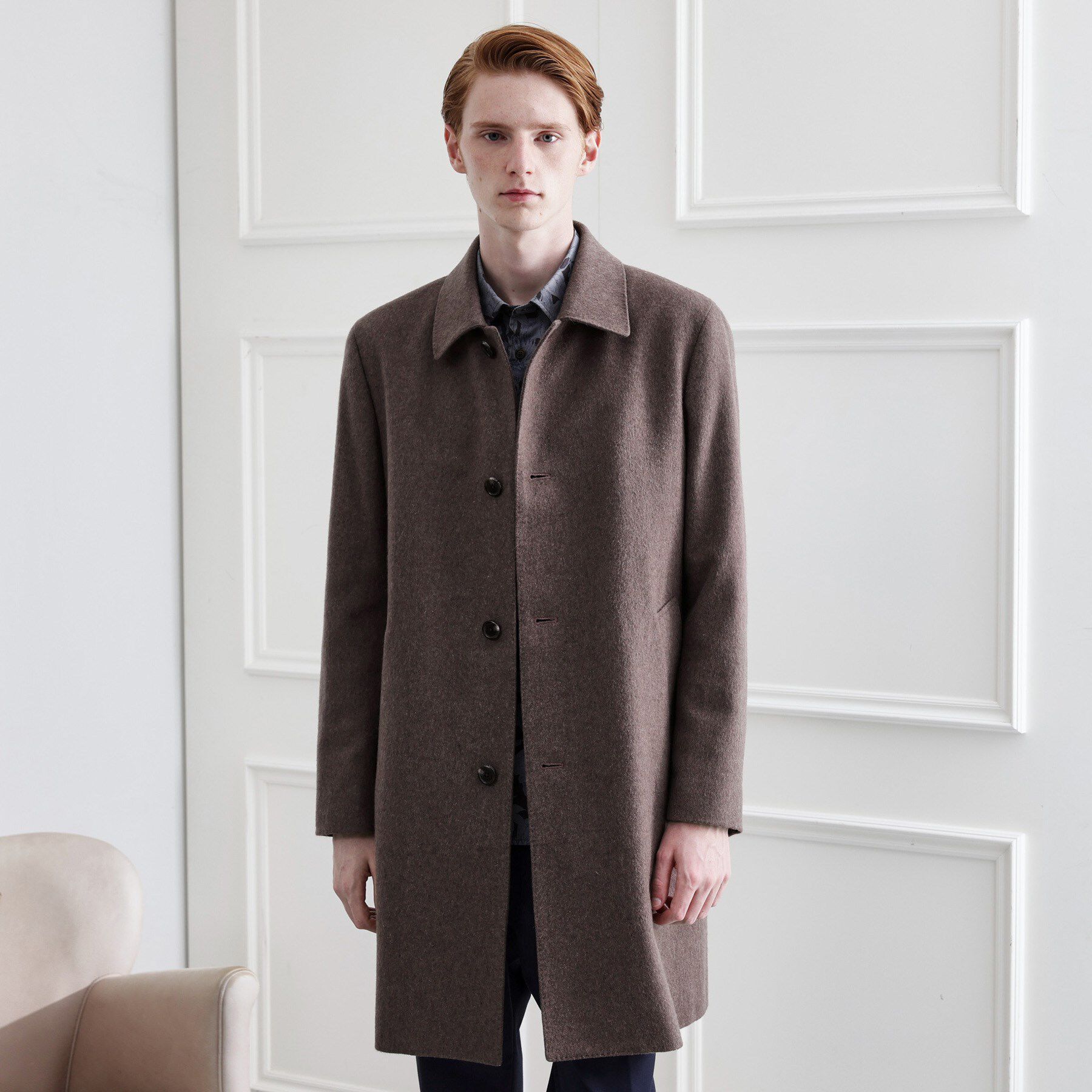 TAKEO KIKUCHI「【LIMITED】ウール混ステンカラーコート」|ステンカラーコート|