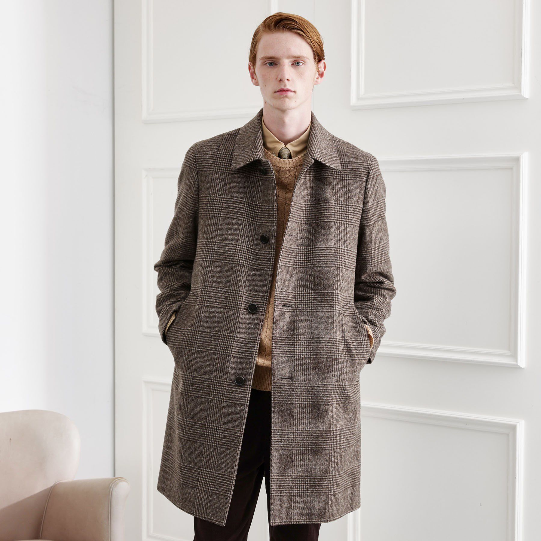 TAKEO KIKUCHI「【LIMITED】ウール混ステンカラーコート」|ステンカラーコート|