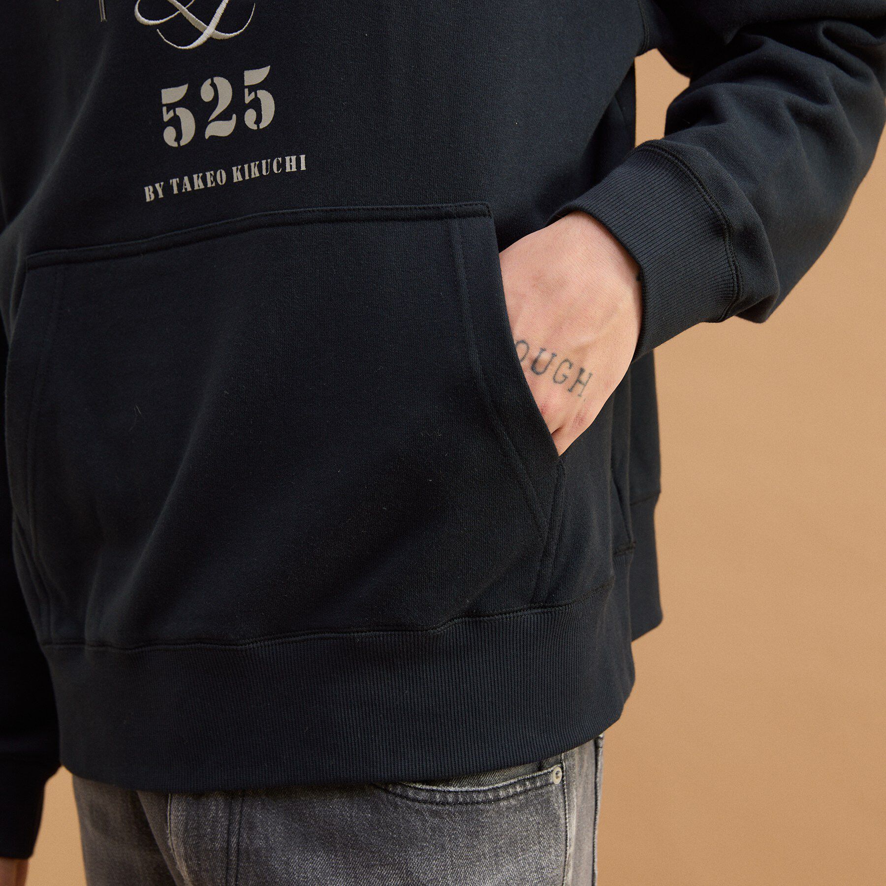 40CARATS&525「カレッジ風オフタートルジャージ」|パーカー|