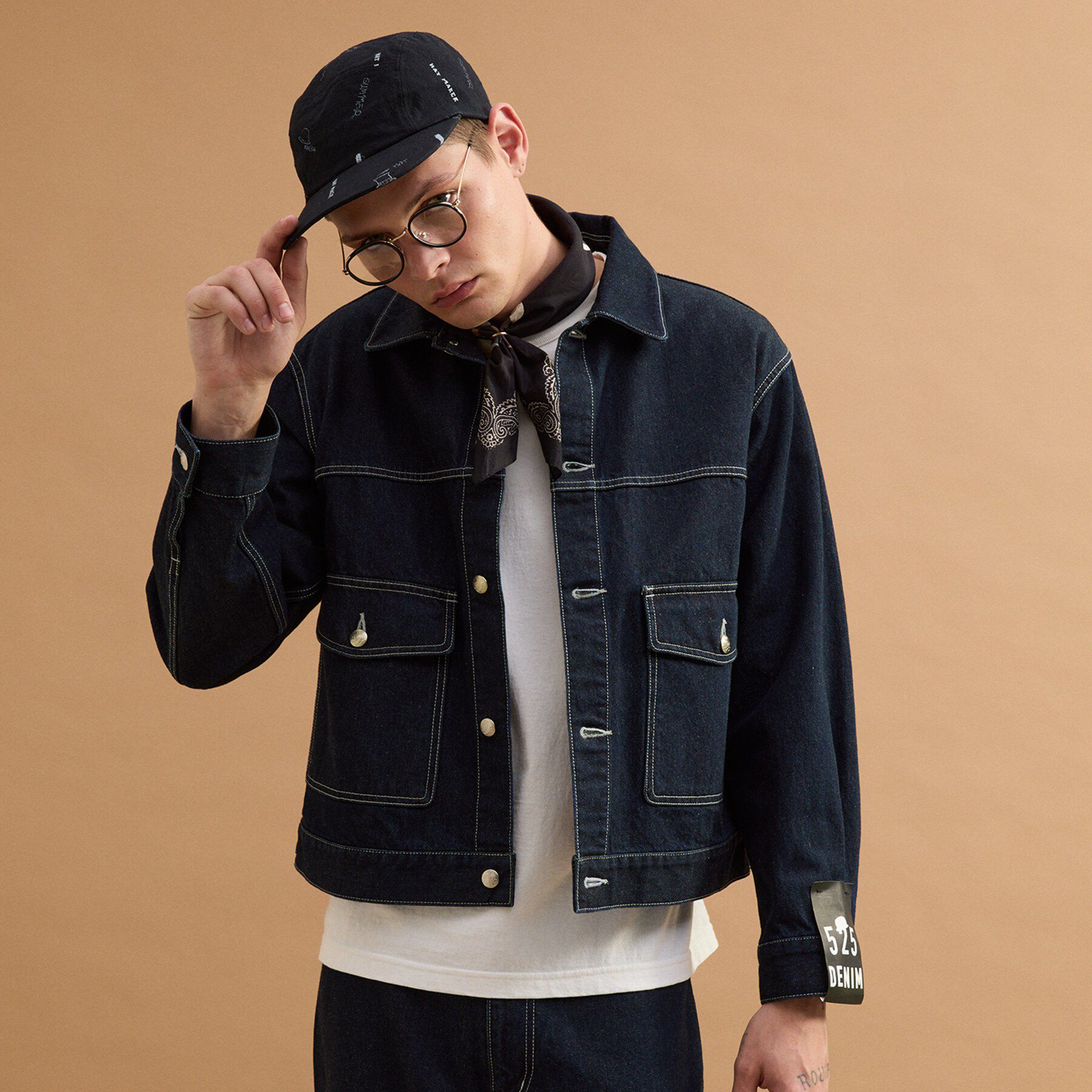 40CARATS&525「コットンデニムGジャン」|デニムジャケット|