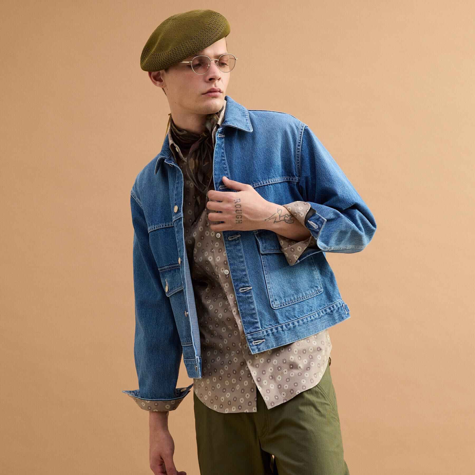 40CARATS&525「コットンデニムGジャン」|デニムジャケット|