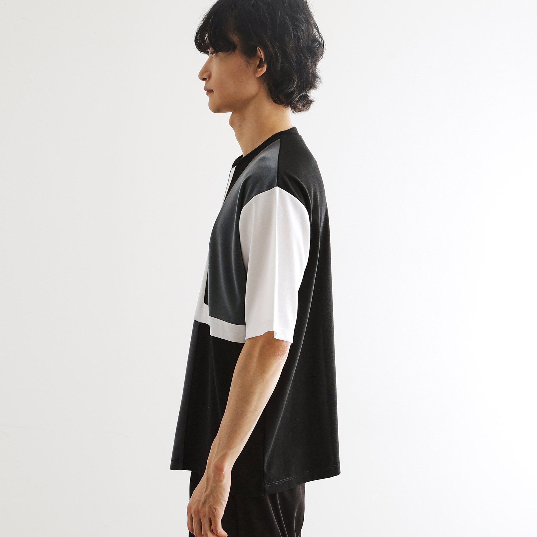 tk.TAKEO KIKUCHI「L字切替カットソー」|Tシャツ・カットソー|