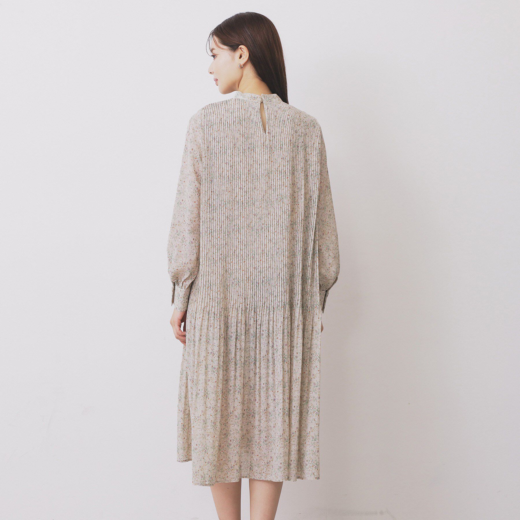 index「《5色展開/S-3Lサイズ》プリーツフレアワンピース【洗濯機OK/防シワ】」|ワンピース|